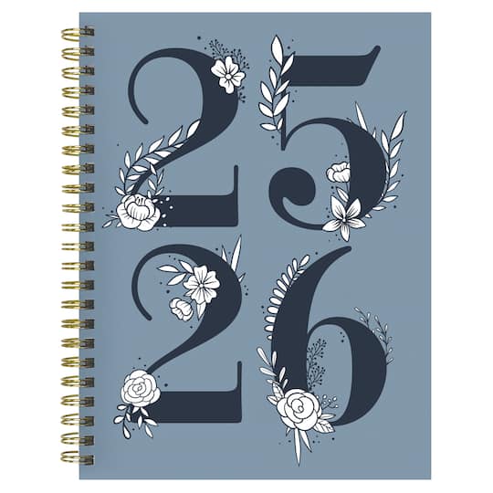 TF Publishing 2025-2026 Simply French Blue Medium Weekly/Monthly Planner